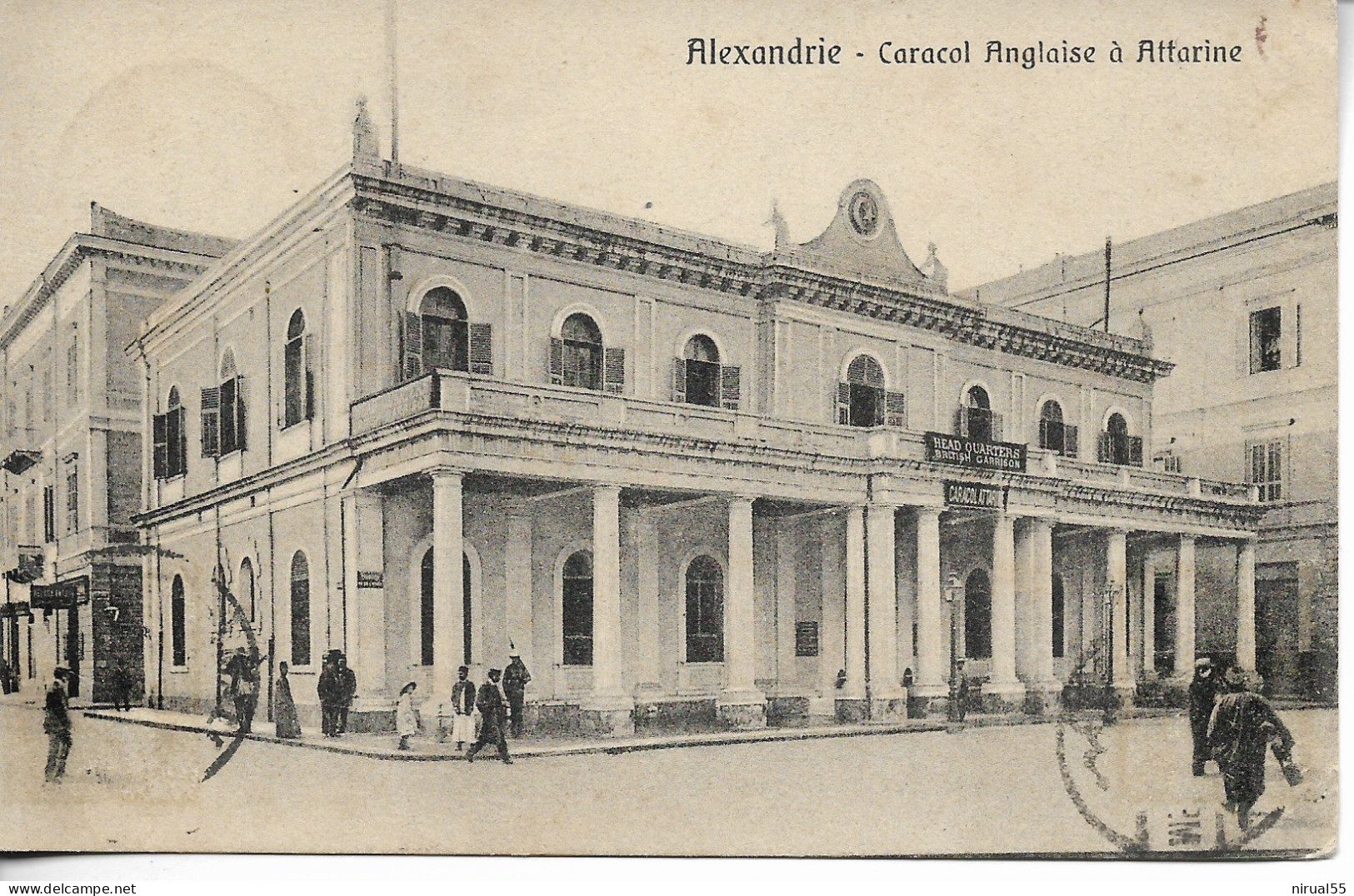 MALLAWI Egypte CAD Sur Carte D'Alexandrie 1916    ....G - 1915-1921 Protectorat Britannique