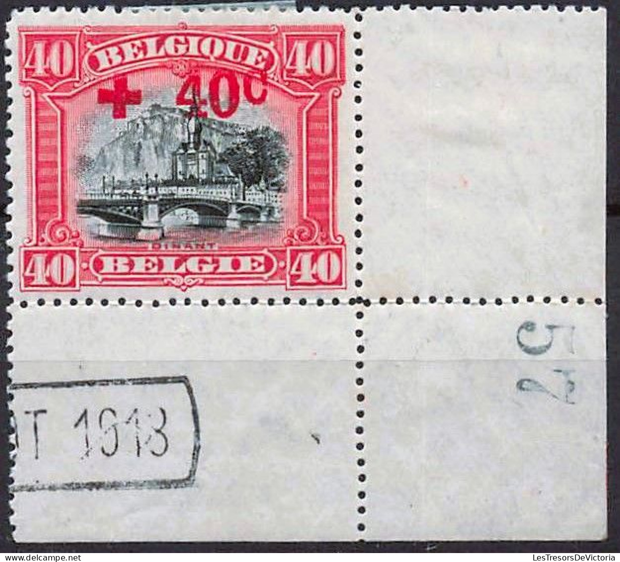 Timbres - Belgique - 1918 - COB 158* Et 160/63 Obl. - Cote 1454 - 1918 Red Cross