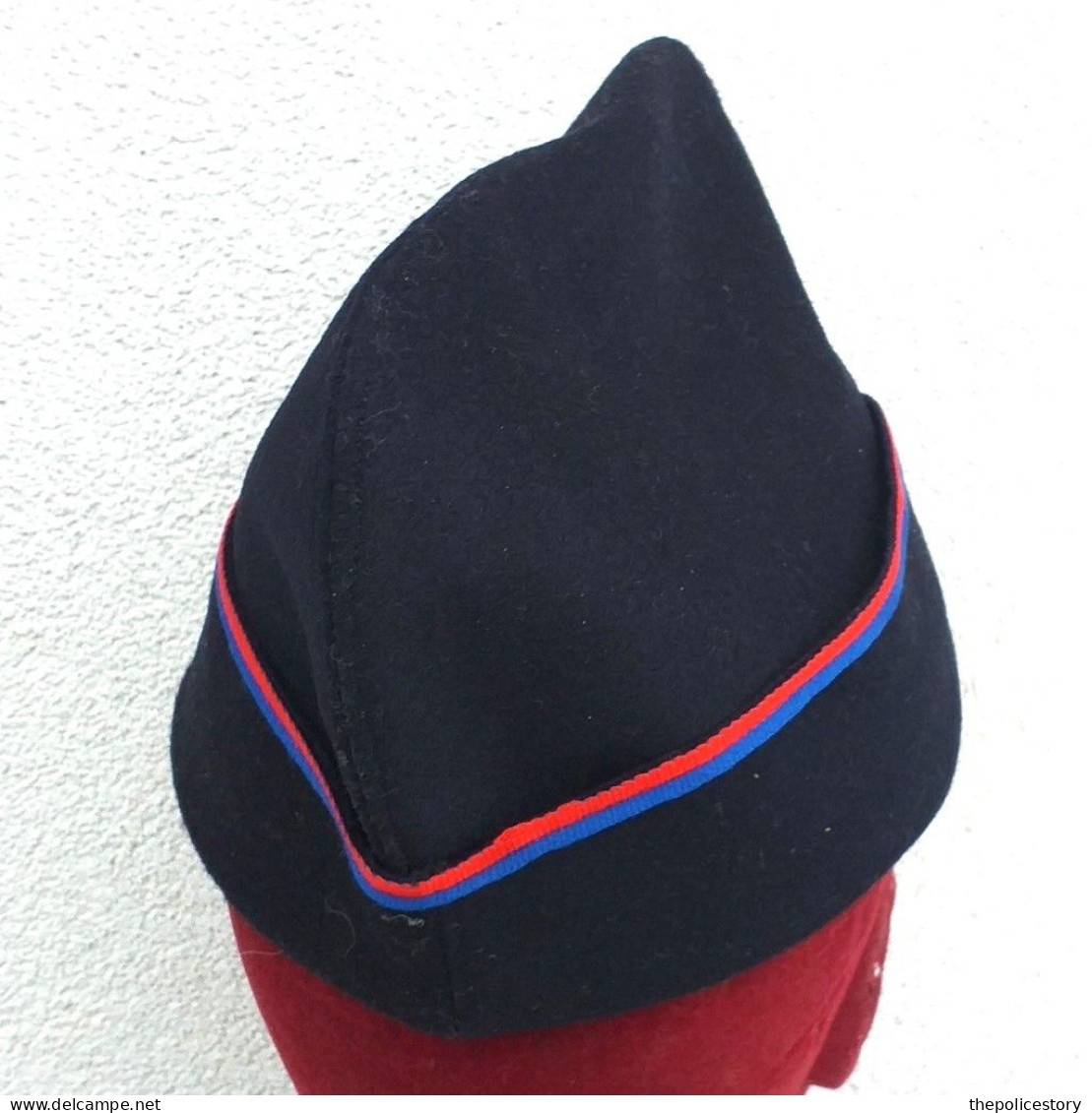 Bustina Panno Blu Invernale ANC Ass.Naz. Carabinieri Anni '60 Ottima Completa - Helme & Hauben