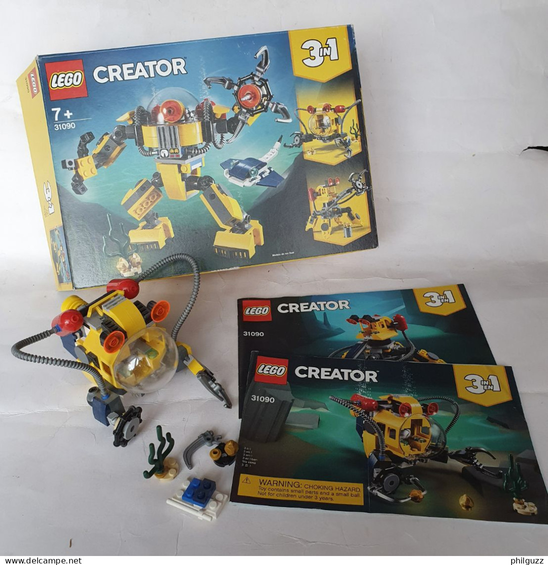 FIGURINE JOUET BOITE LEGO CREATOR 31009 Avec 2 Notices Et Boîte - Lego System