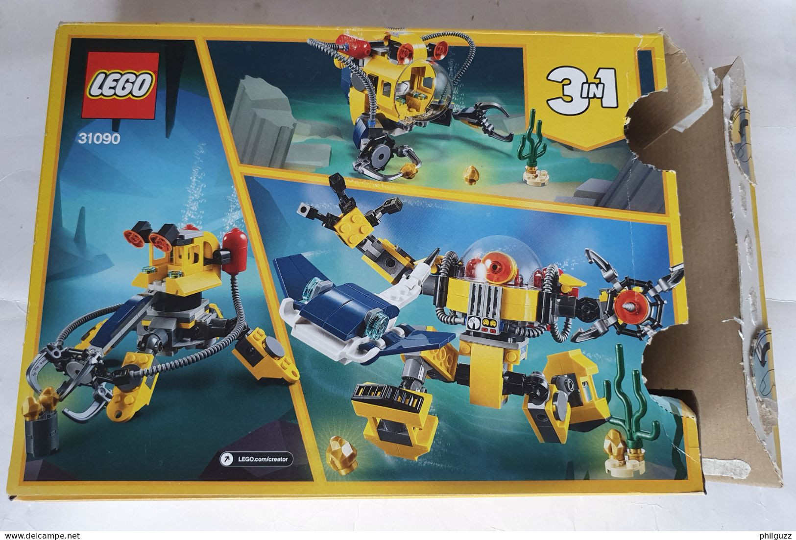 FIGURINE JOUET BOITE LEGO CREATOR 31009 Avec 2 Notices Et Boîte - Lego System