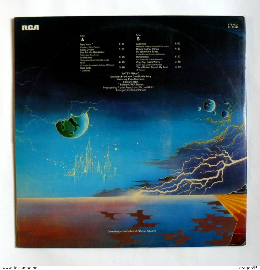 LP Patty PRAVO : Munich Album + LP Pazza Idea - RCA PL 31.447 - Italie - 1979 - Disco & Pop