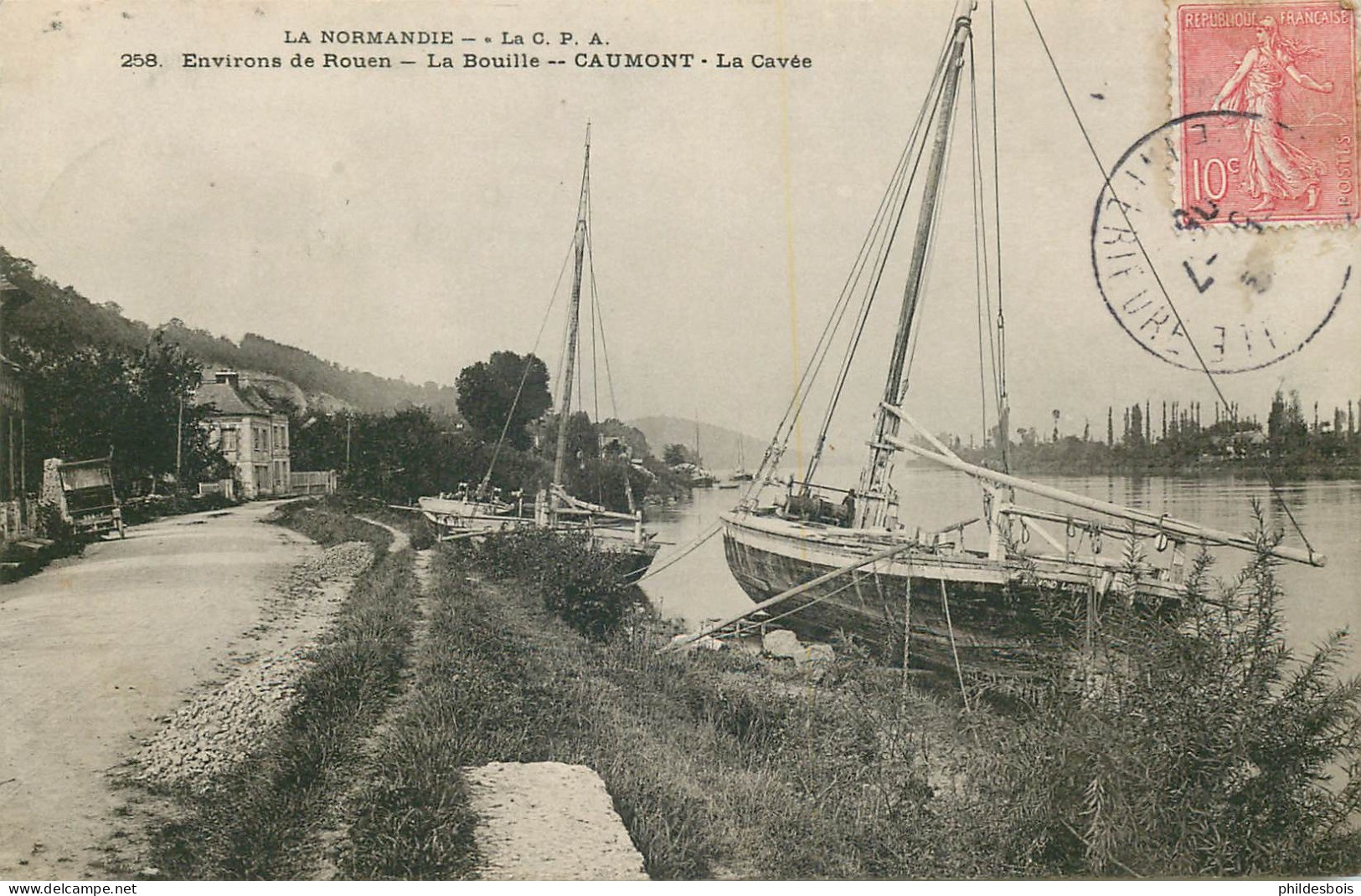 SEINE MARITIME  LA BOUILLE   Caumont  La Cavée - La Bouille