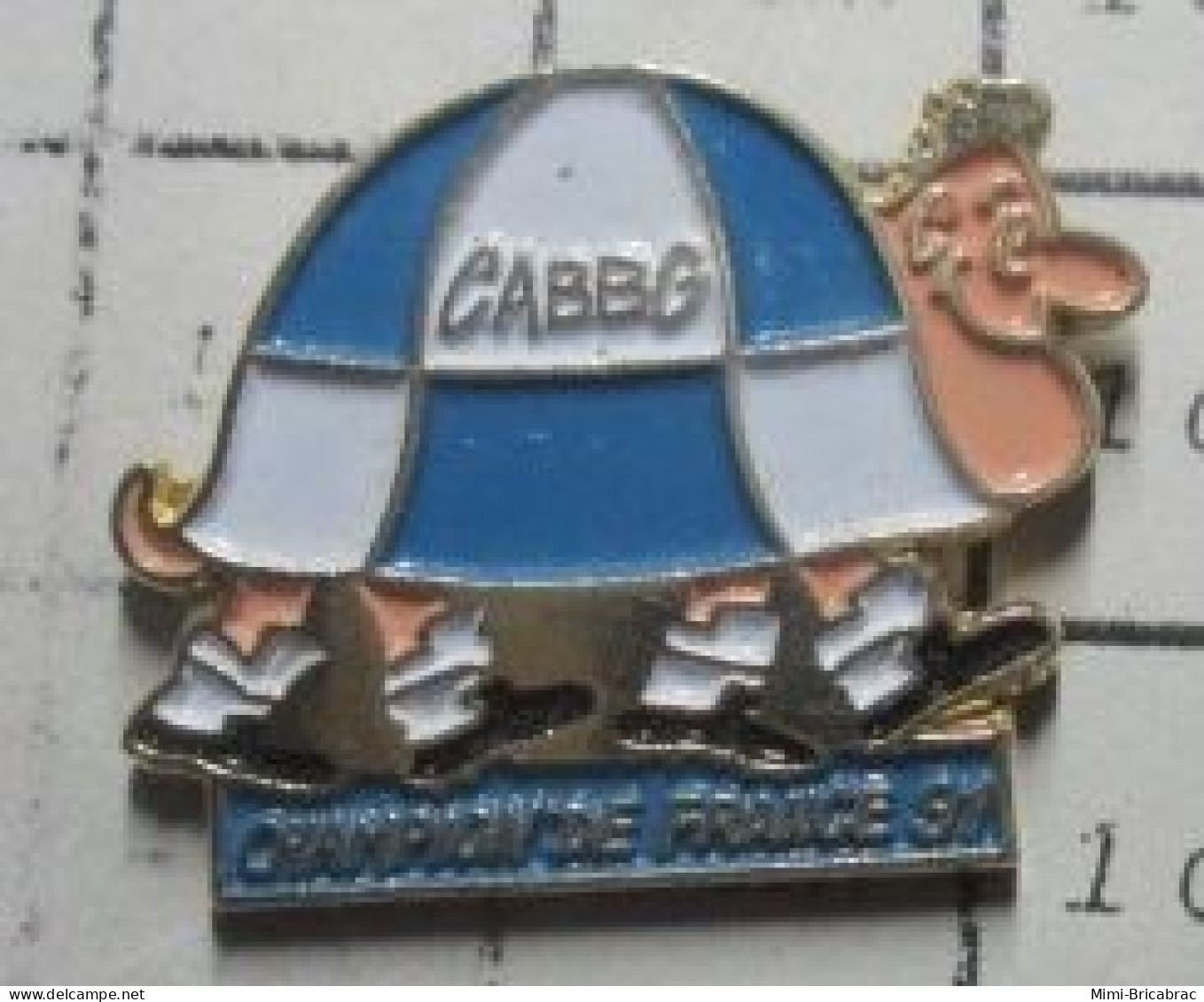 416B Pin's Pins / Rare Et De Belle Qualité !!! SPORTS / RUGBY TORTUE CABBG CHAMPION DE FRANCE 91 - Rugby