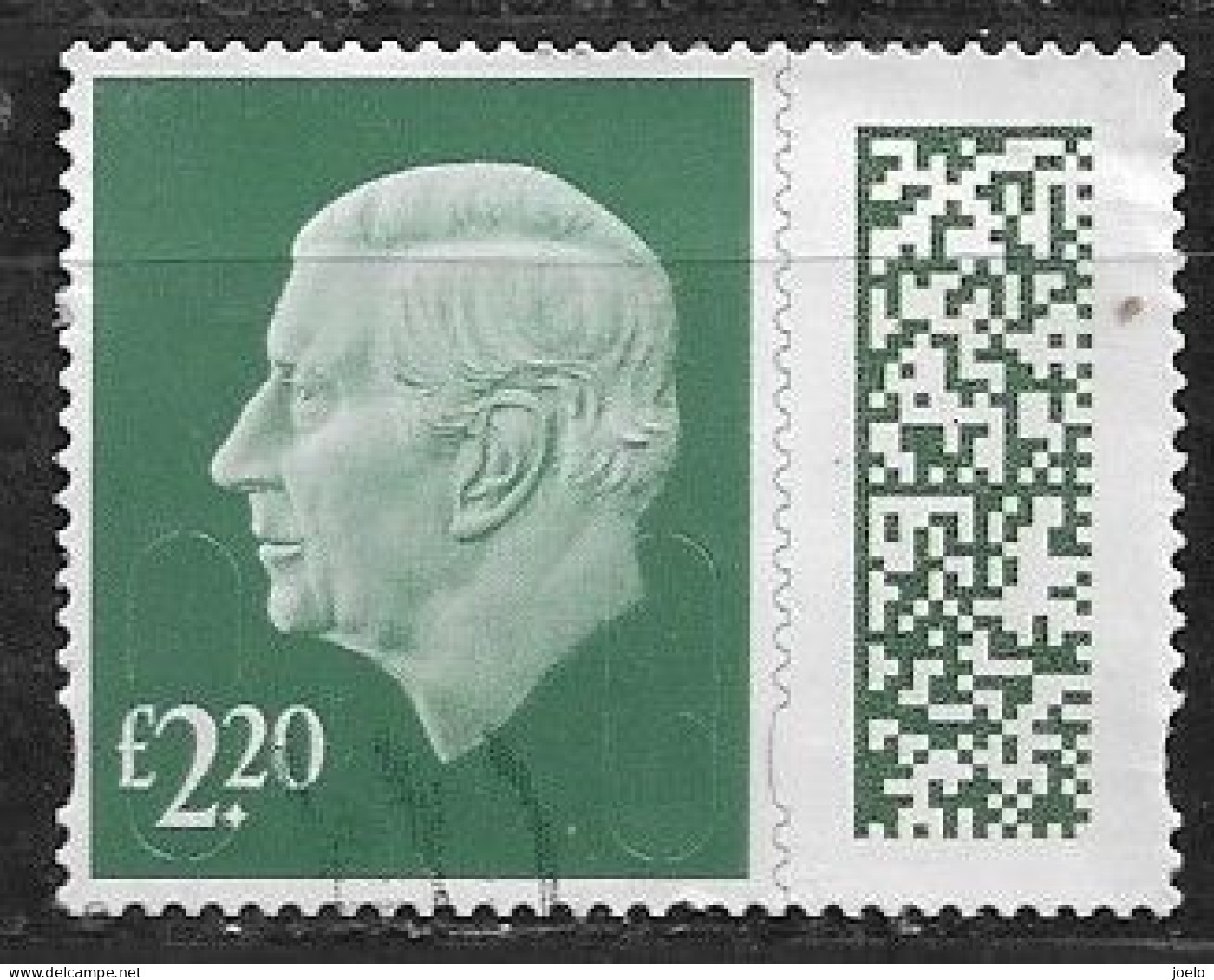 GB KC Lll DEFINITIVE SA £2.20 GREEN - Gebruikt