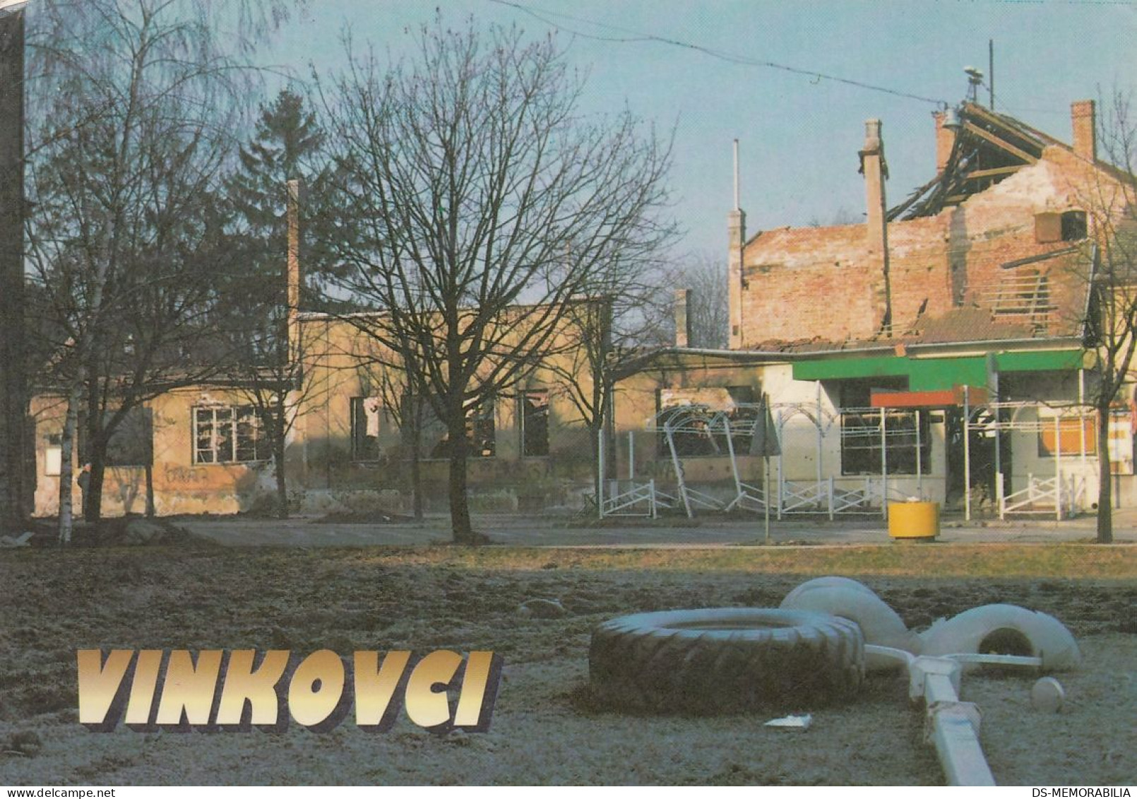 Library - Knjiznica Vinkovci Croatia After Bombing - Libraries