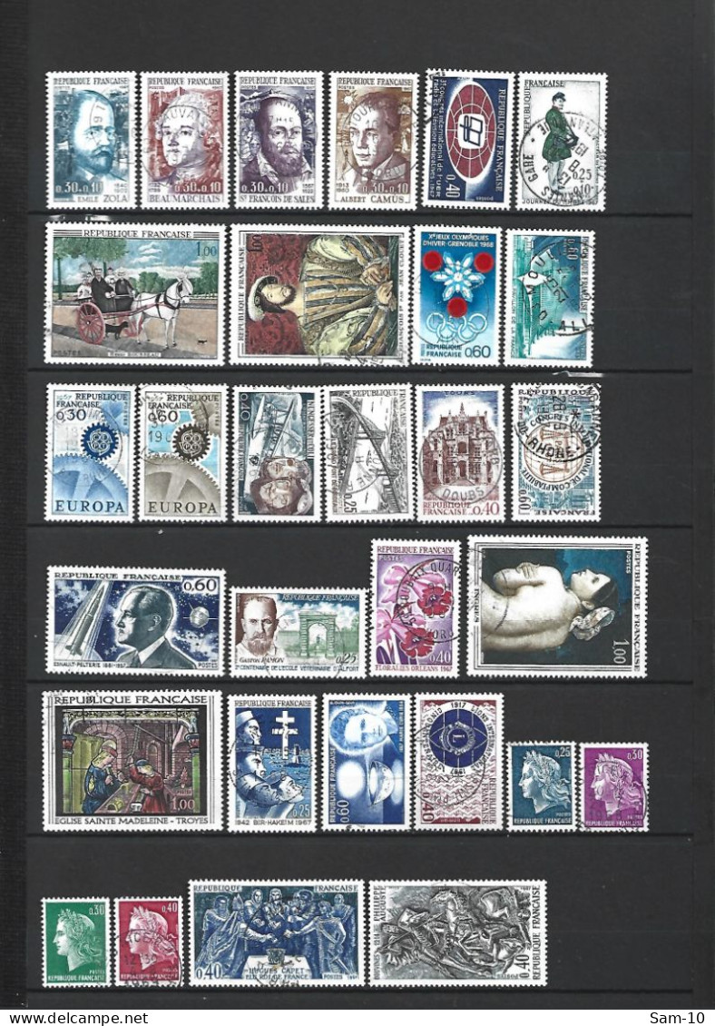 Année 1967  De France Oblitéré N 1511 / 1541 - 1960-1969