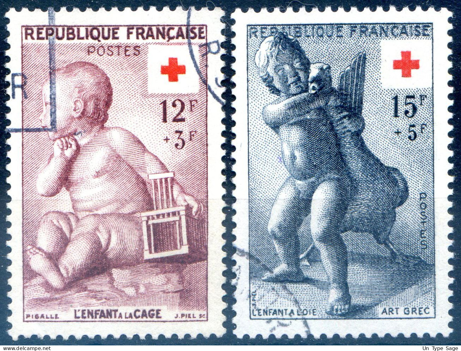 France N°1048 Et 1049 Oblitérés - (F325) - Gebraucht