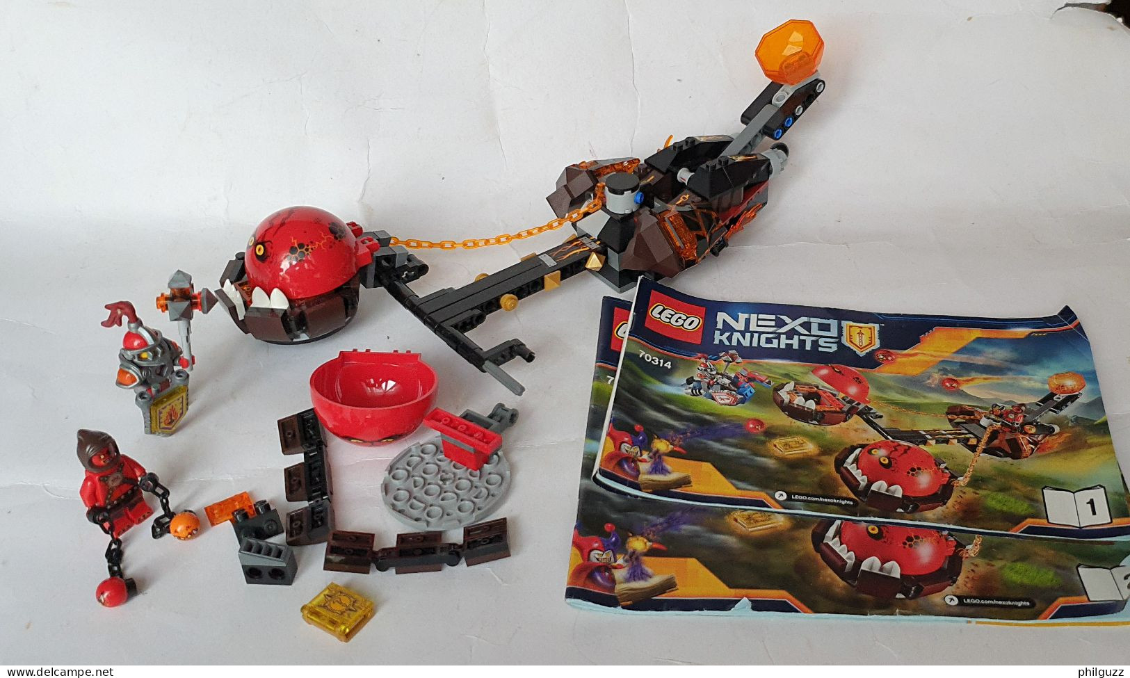 FIGURINE JOUET LEGO EQUIVALENCE DE BOITE NEXO NIGHTS 70622  Avec Livrets - Lego System