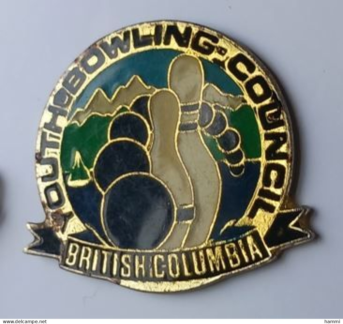 T311 Pin's Bowling BRITISH COLUMBIA Youth Bowling Concil CANADA Achat Immédiat - Bowling