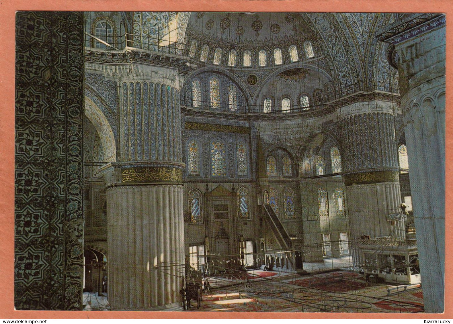 ISTANBUL - SULTANAHMET CAMII ICI - INTERIEUR DE LA MOSQUEE BLEUE - NEUVE - Islam