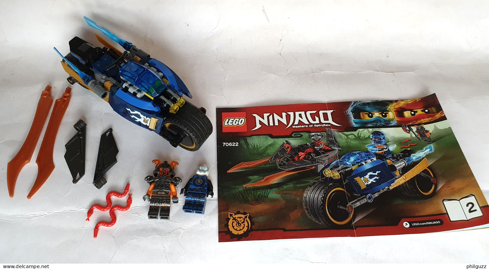 FIGURINE JOUET LEGO NINJAGO 70622 Incomplet  Avec Livrets - Lego System