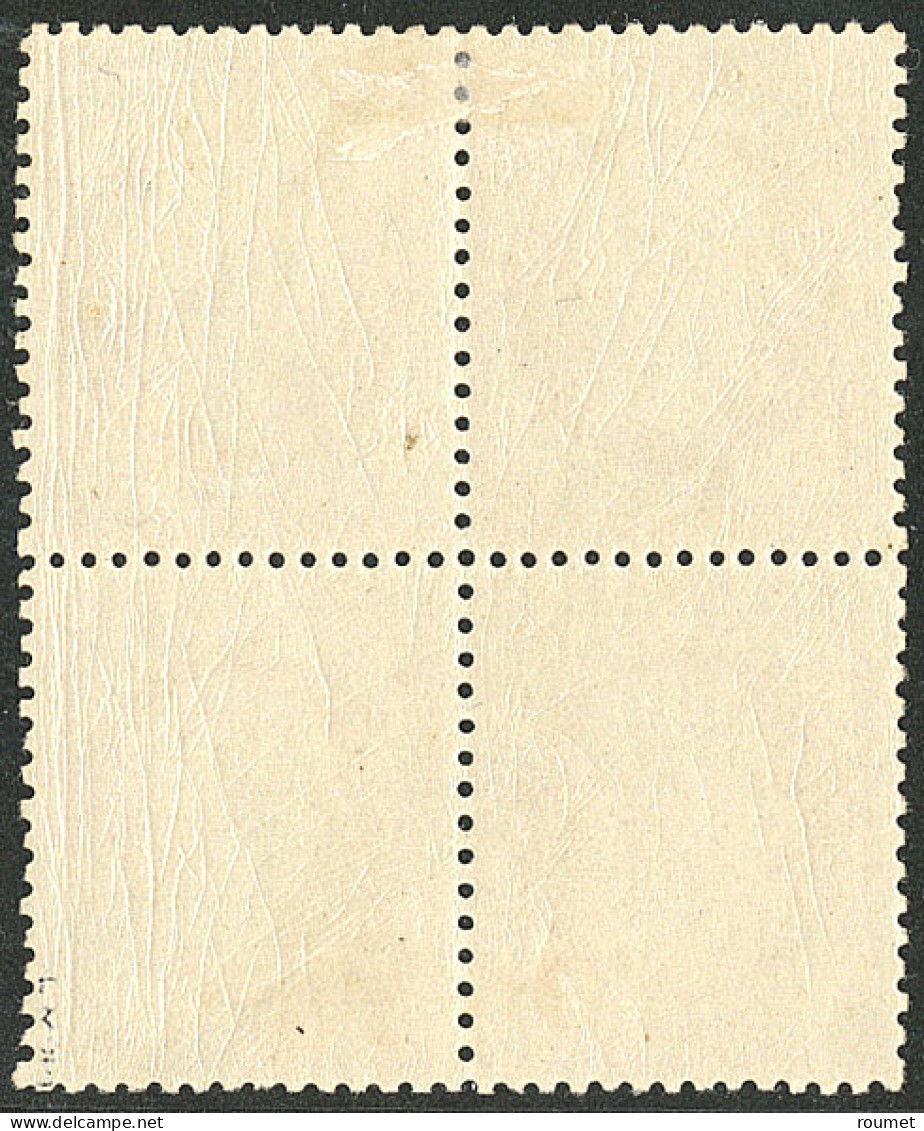 * No 23, Orange, Bloc De Quatre, Jolie Pièce. - TB. - R - 1862 Napoleone III