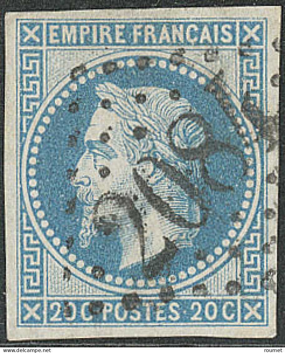 Non Dentelé. No 29Ae, Type I, Obl Gc 2084 De Lorient, Jolie Pièce. - TB. - RR - 1863-1870 Napoleon III With Laurels