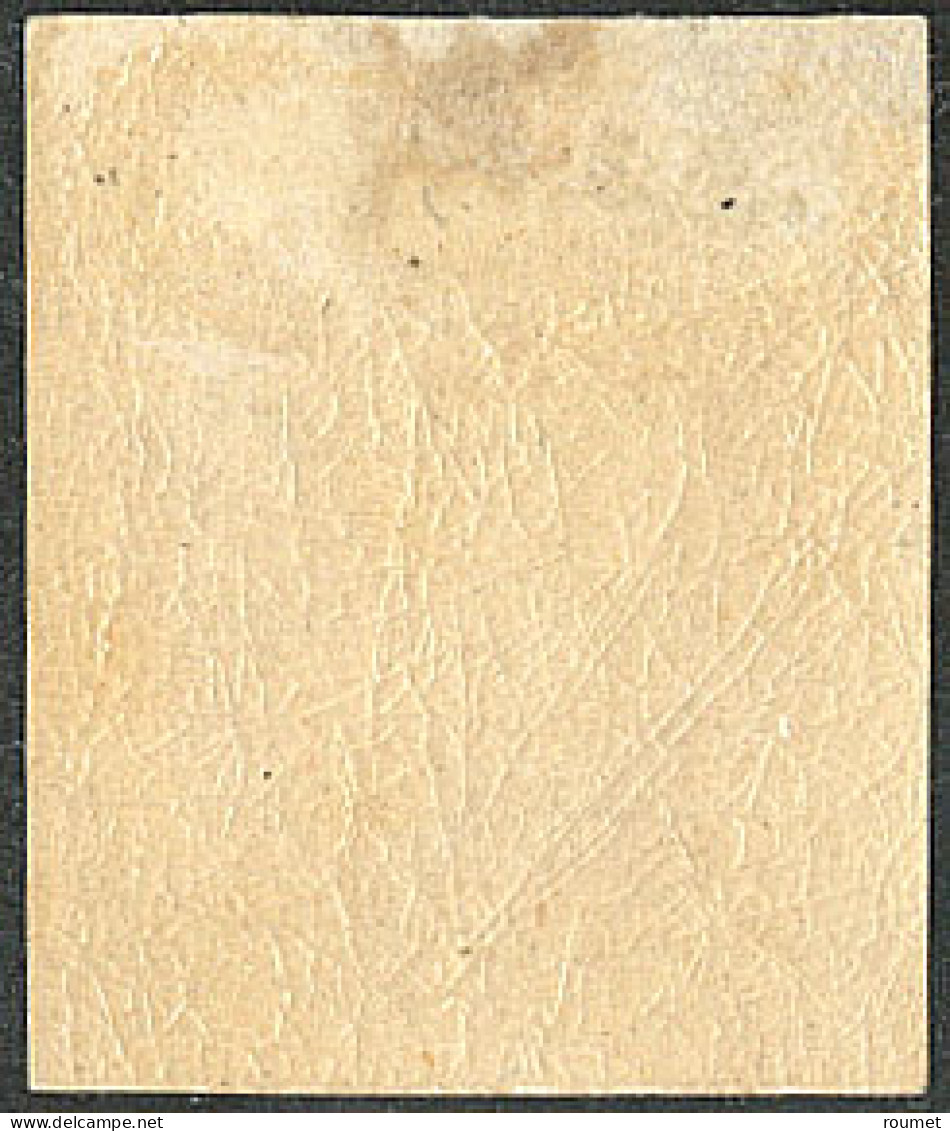 * Report I. No 40Ab, Brun-rouge Impression Fine, Aminci En Bordure Supérieure Mais Jolie Pièce. - TB. - R - 1870 Ausgabe Bordeaux