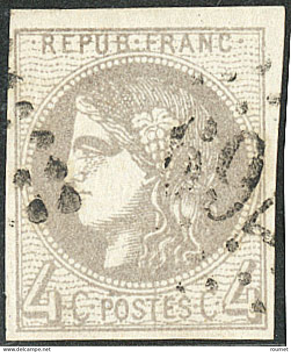 No 41Bb, Gris-lilas. - TB - 1870 Bordeaux Printing