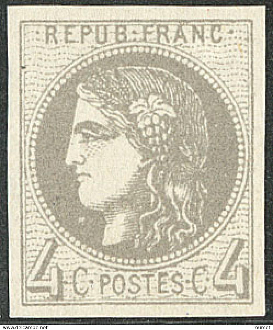 (*) No 41Bd, Gris Foncé, Très Frais. - TB - 1870 Emission De Bordeaux