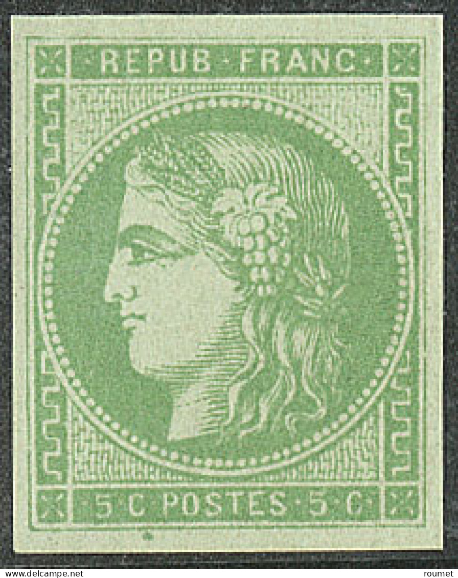 ** Report I. No 42A, Pos. 5, Superbe. - RR - 1870 Ausgabe Bordeaux