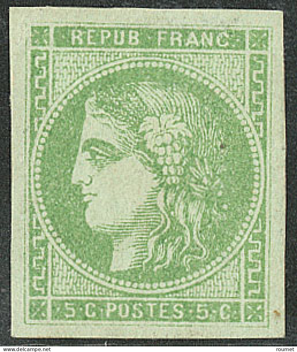 * No 42B, Pli D'angle Mais TB D'aspect - 1870 Ausgabe Bordeaux
