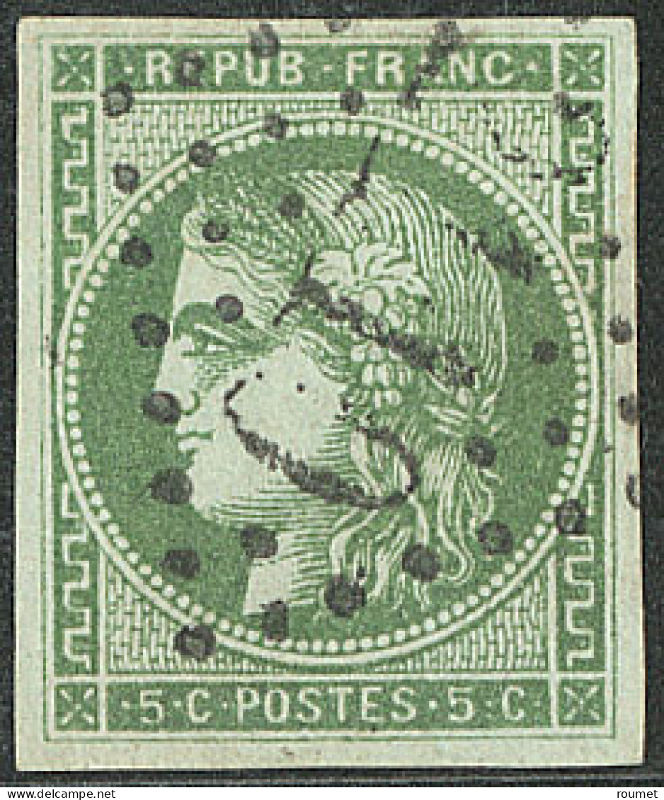 No 42Bd, Vert Sauge, Superbe Nuance. - TB. - R - 1870 Ausgabe Bordeaux