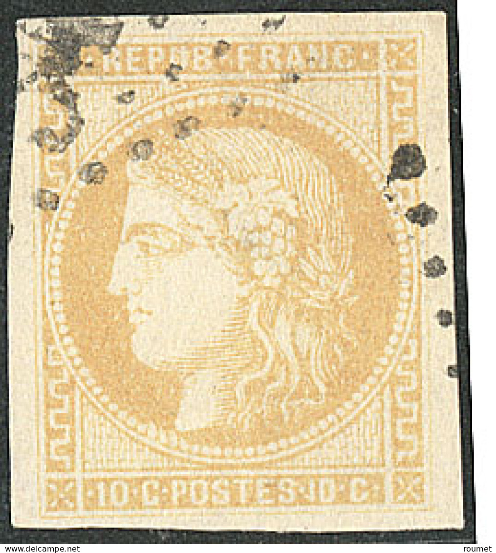 No 43Bc, Bistre Jaune-citron, Jolie Pièce. - TB - 1870 Emission De Bordeaux