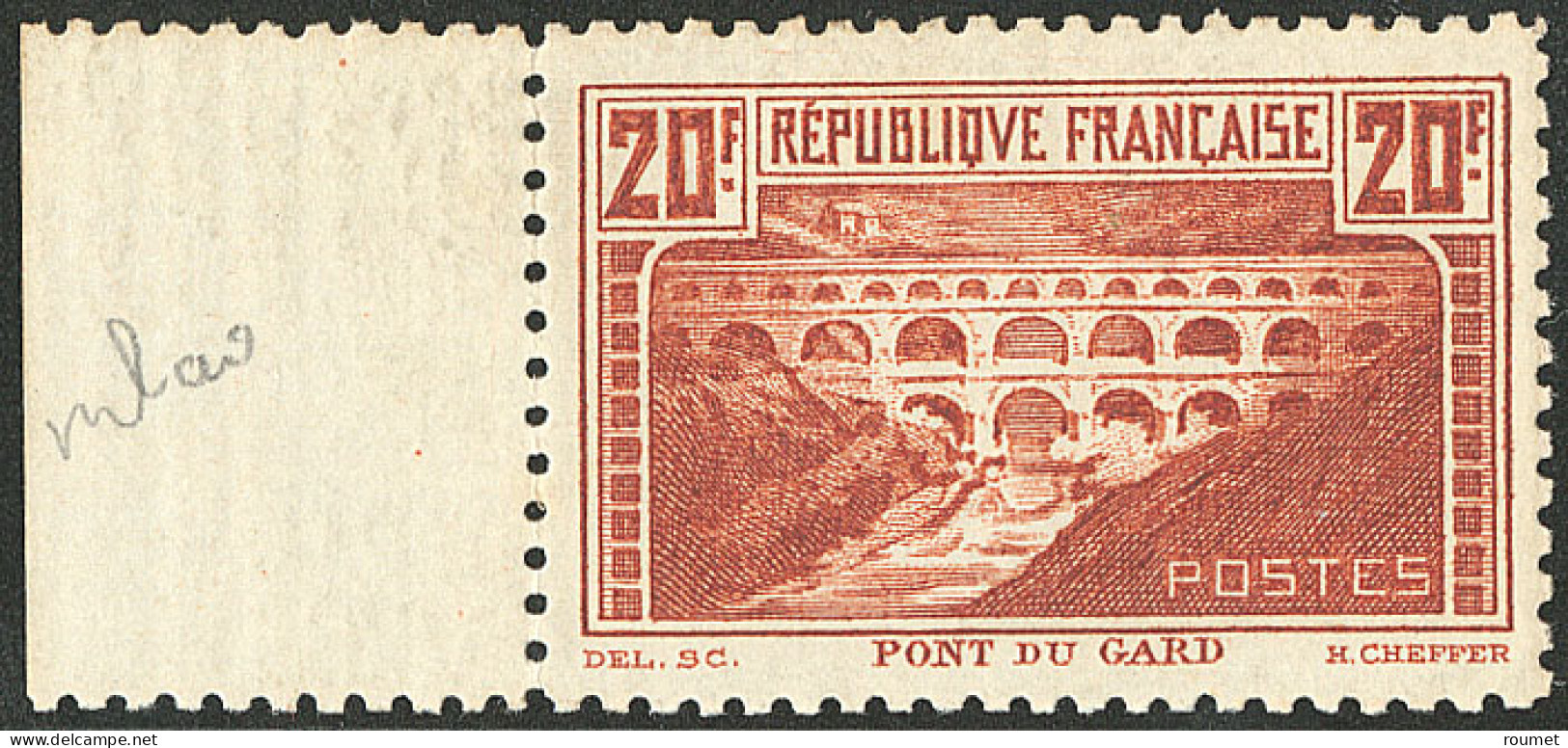 ** Pont Du Gard, Dentelé 11. No 262B, Bdf, Très Frais Et Bien Centré. - TB. - R - Andere & Zonder Classificatie
