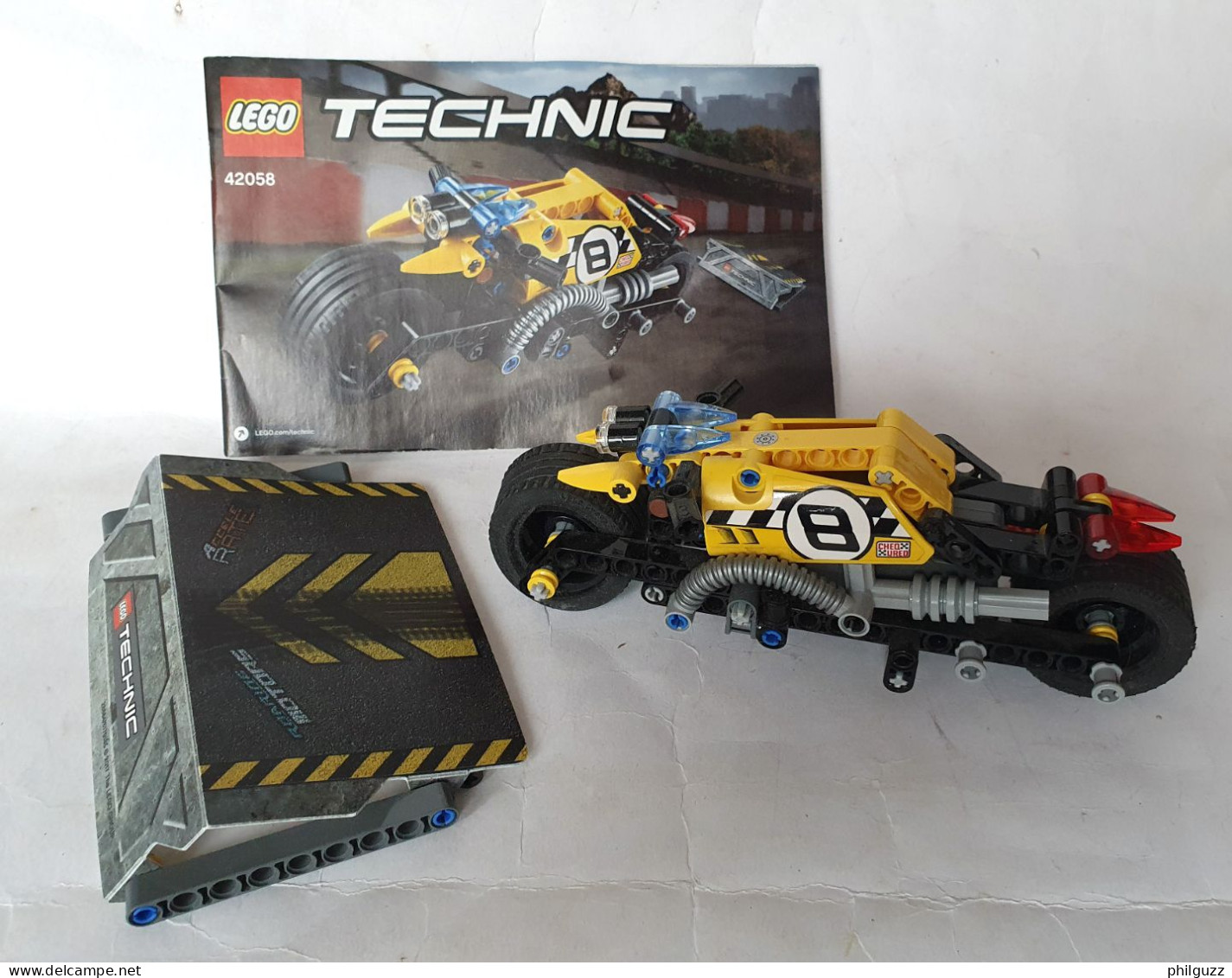 FIGURINE JOUET LEGO Technic 42058 MOTO Avec Notice - Lego System