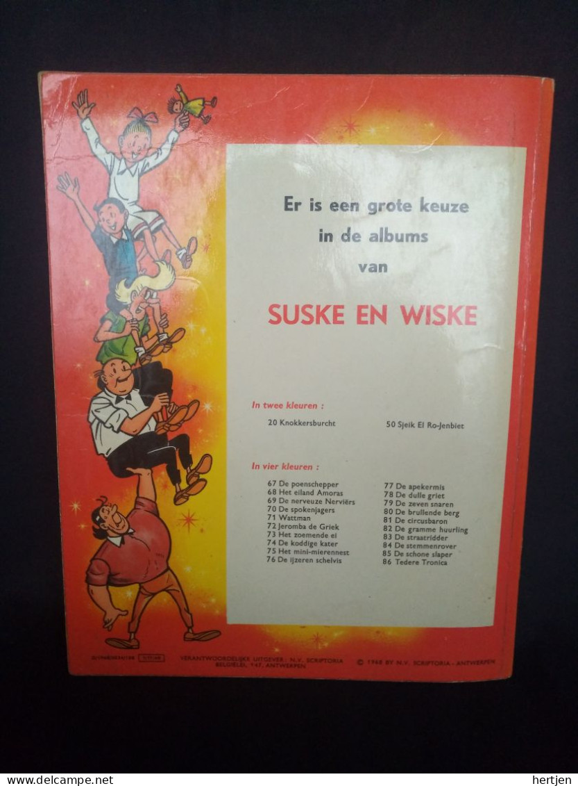 Suske En Wiske 86, Tedere Tronica , Willy Vandersteen - Suske & Wiske