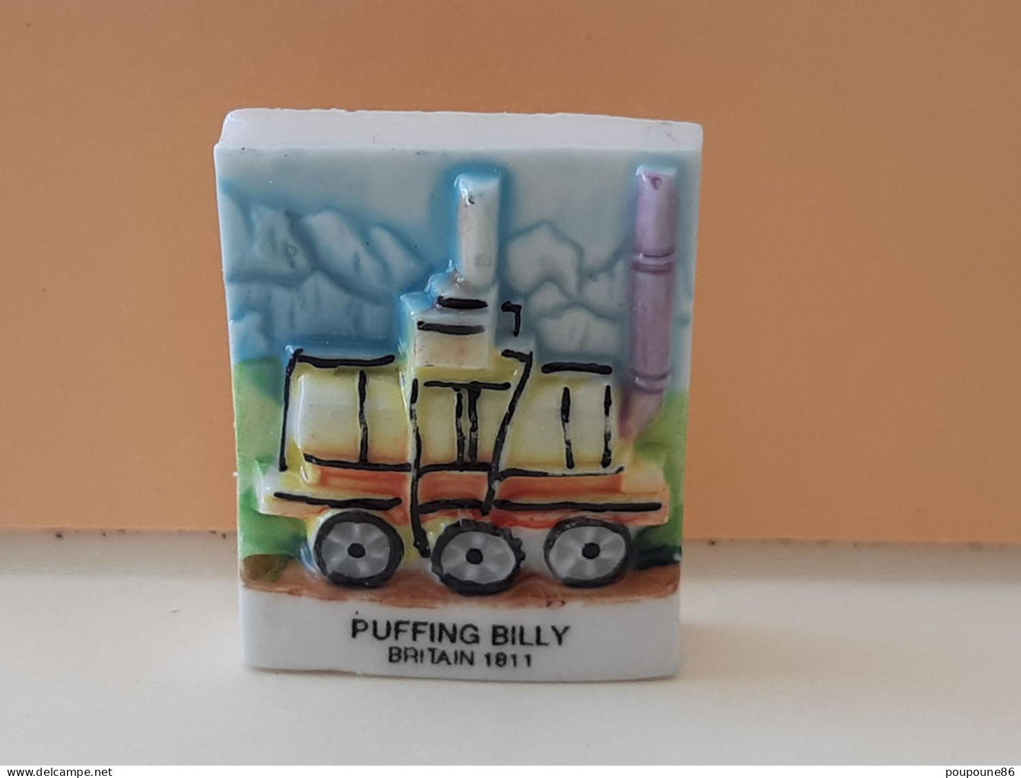 FEVE - FEVES  -   "ANCIENNE PLATE TRAIN LOCOMOTIVE" -   PUFFING BILLY - BRITAIN 1811 - Oude