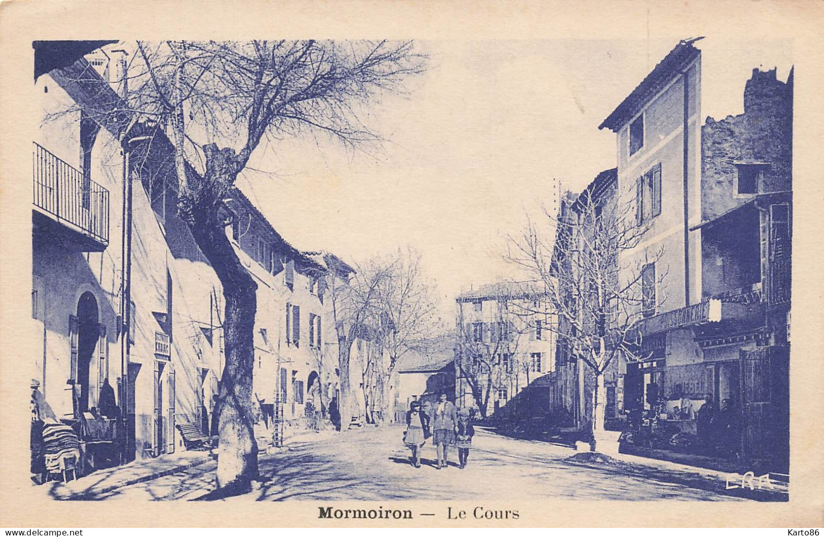 Mormoiron * Rue , Le Cours * Débit De Tabac Tabacs - Mormoiron