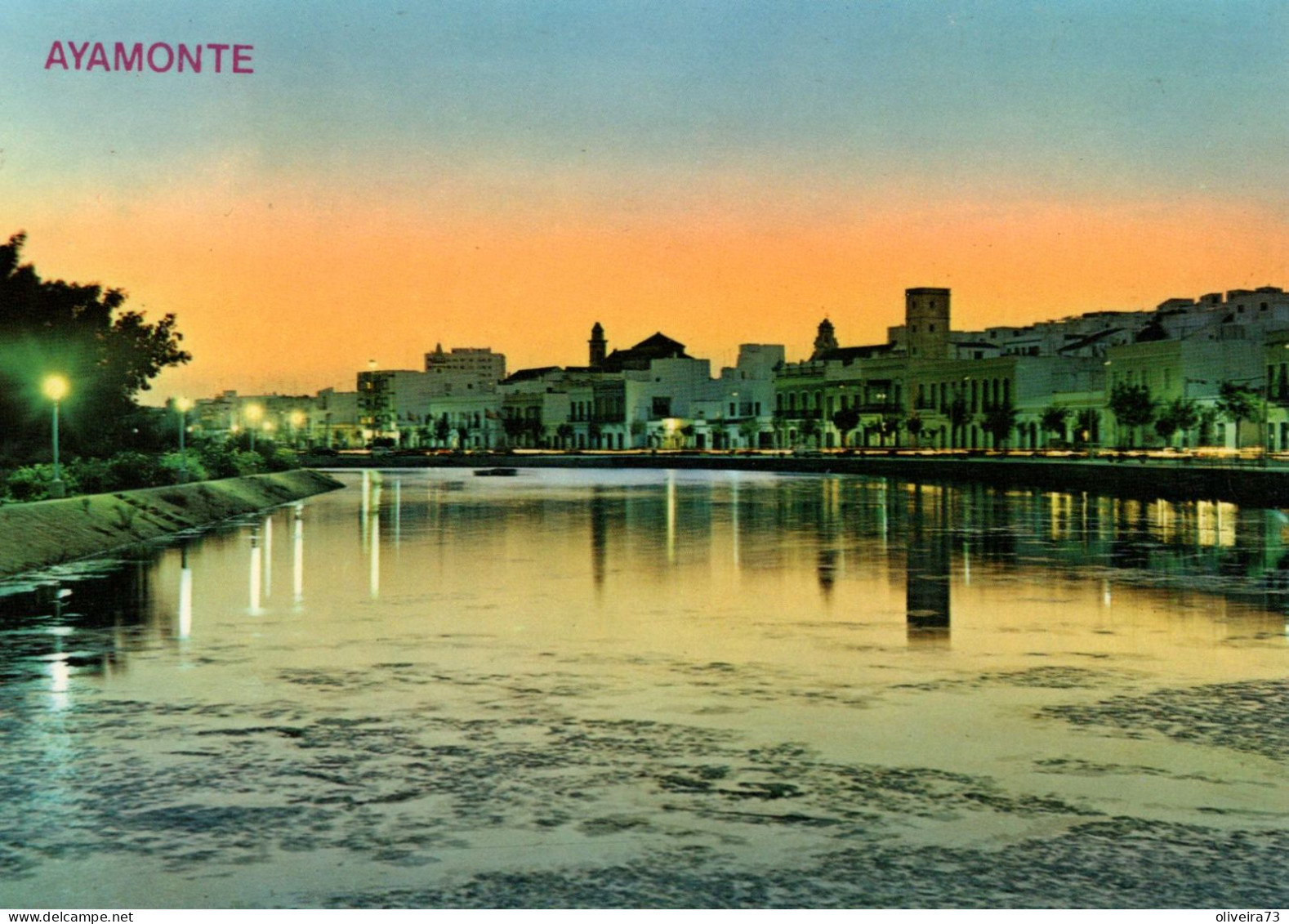 AYAMONTE - Avda. Generalísimo Franco - Nocturno - Huelva