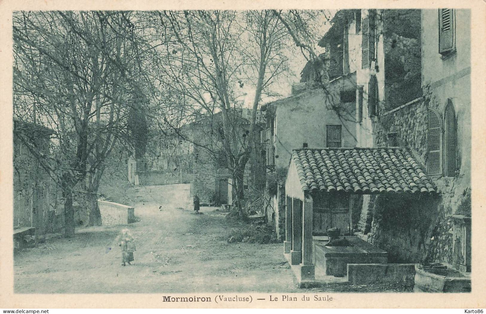 Mormoiron * Rue , Le Plan Du Saule * Lavoir - Mormoiron