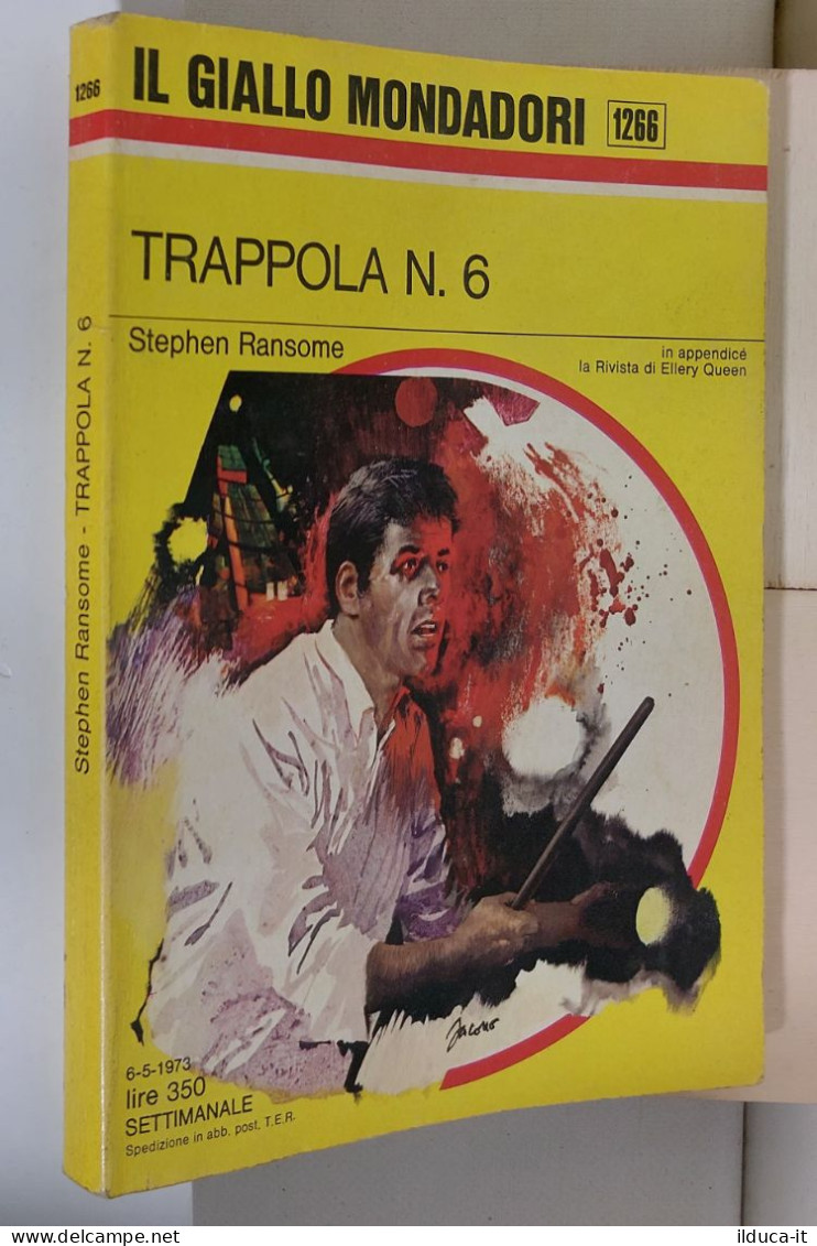 I116925 Classici Giallo Mondadori 1266 - Stephen Ransome - Trappola N. 6 - 1973 - Krimis