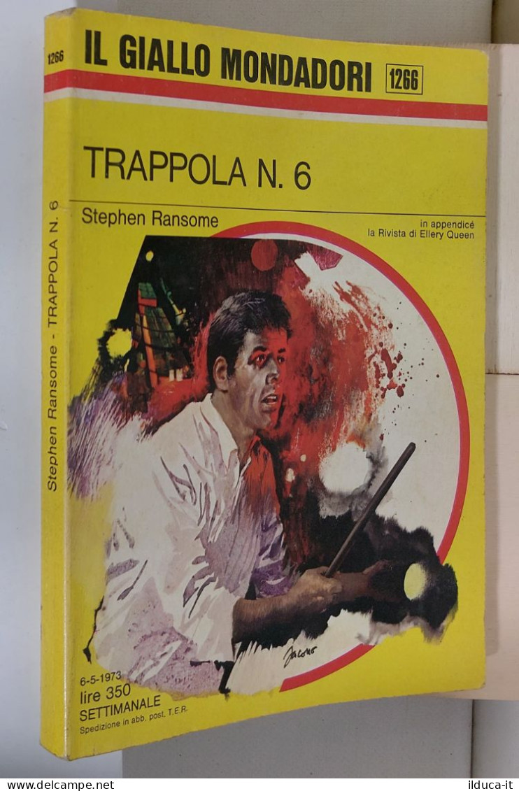 I116925 Classici Giallo Mondadori 1266 - Stephen Ransome - Trappola N. 6 - 1973 - Policíacos Y Suspenso