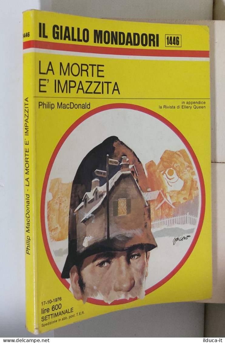 I116927 Classici Giallo Mondadori 1446 - P MacDonald - La Morte è Impazzita 1976 - Policíacos Y Suspenso