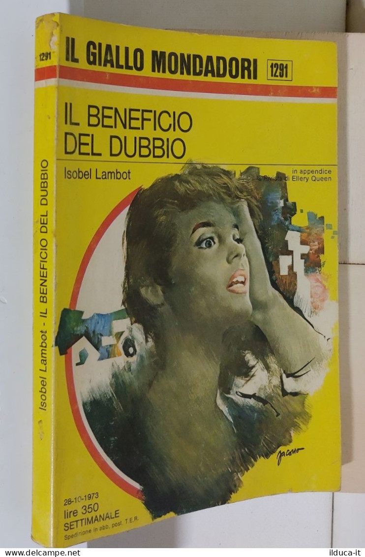 I116931 Classici Giallo Mondadori 1291 - I Lambot - Il Beneficio Del Dubbio 1973 - Policíacos Y Suspenso