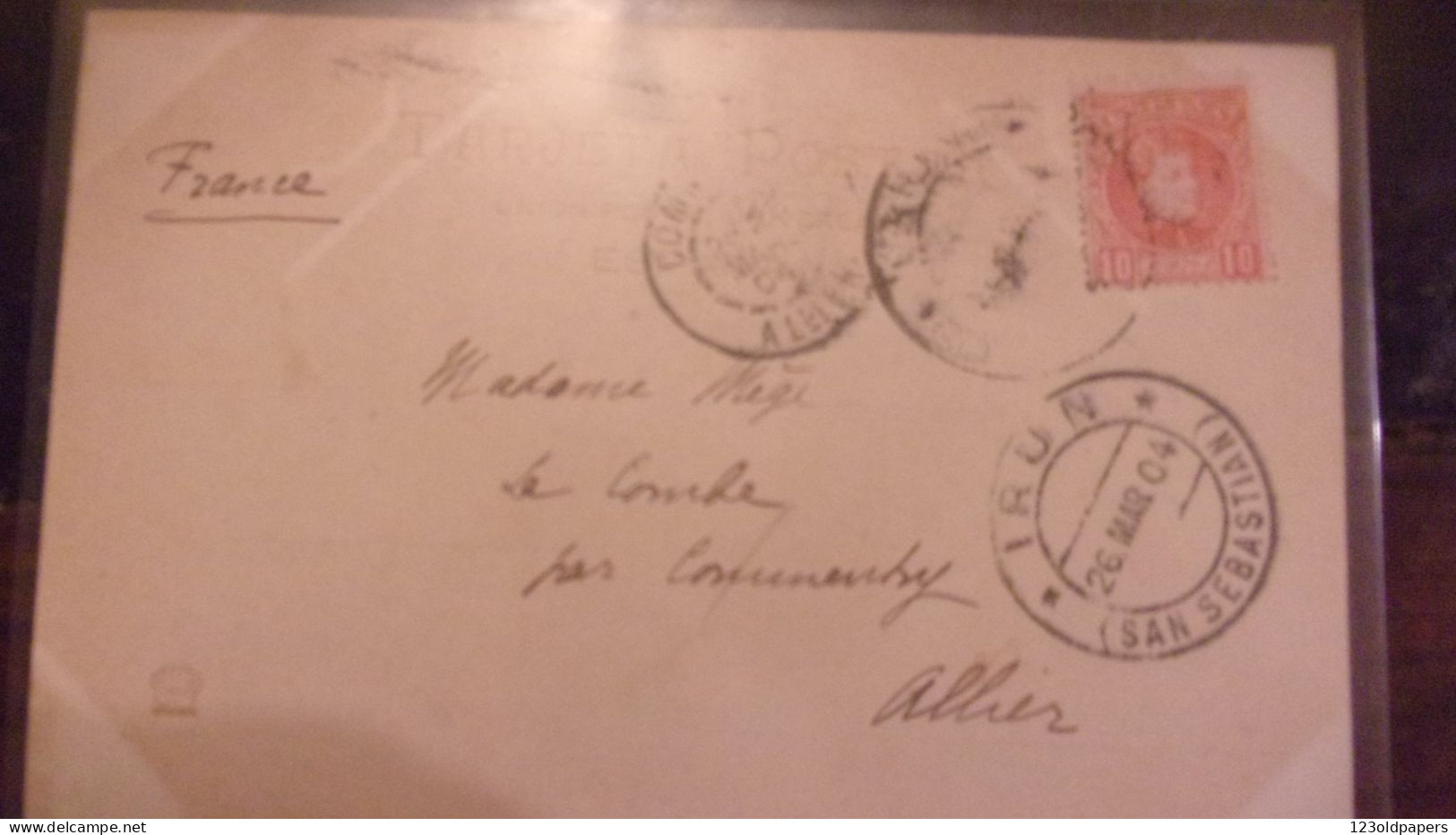 SPAIN ESPAGNE Tarjeta Postal De IRUN Guipuscoa - Other & Unclassified