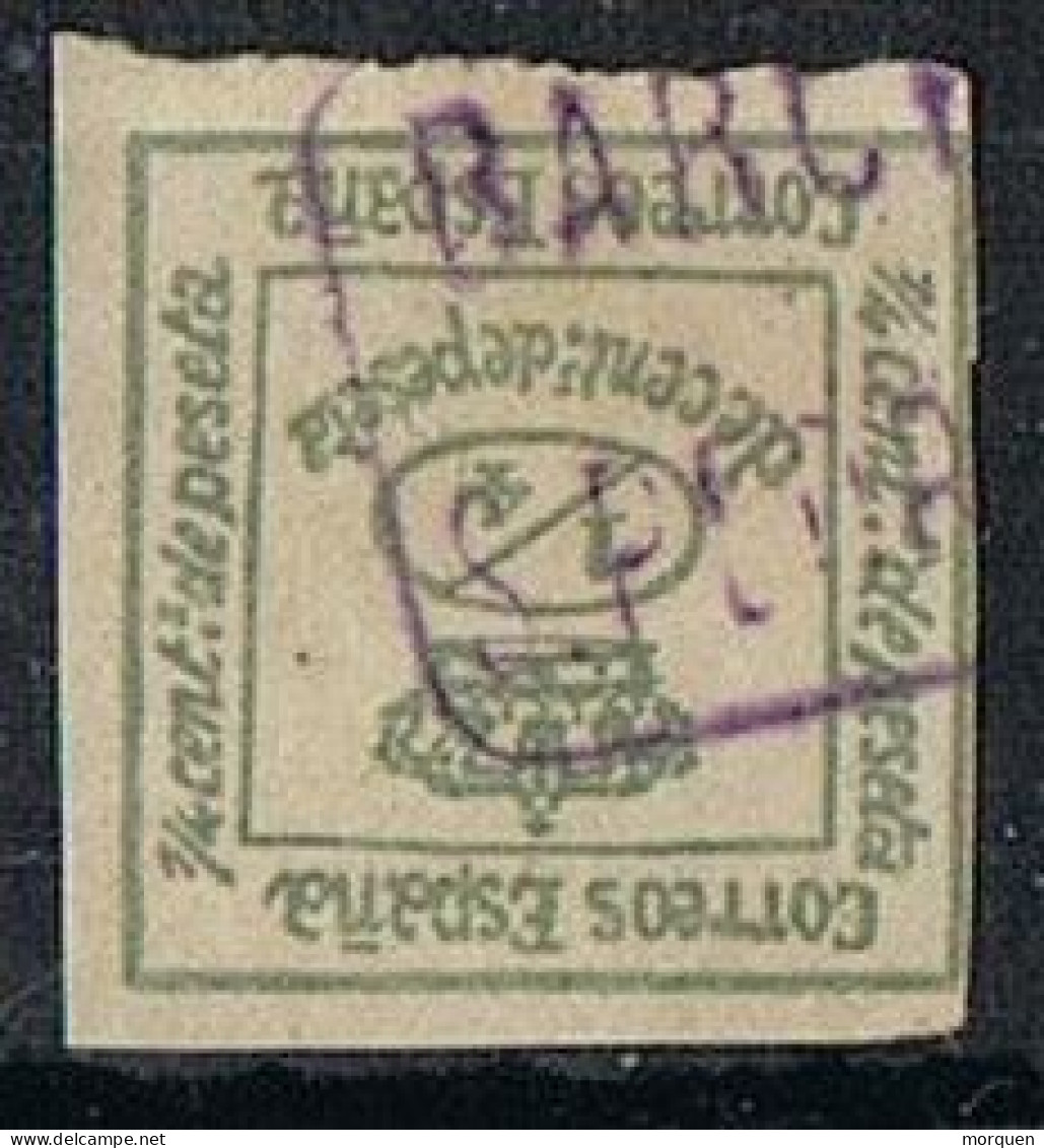 Sello Cuartillo  1877, CARTERIA Oficial II SAN PEDRO De RIBAS (Barcelona), Num 173 º - Oblitérés