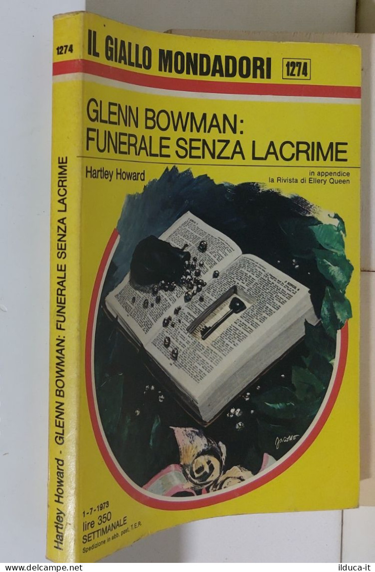 I116941 Classici Giallo Mondadori 1274 - Glenn Bowman: Funerale Senza Lacrime - Thrillers