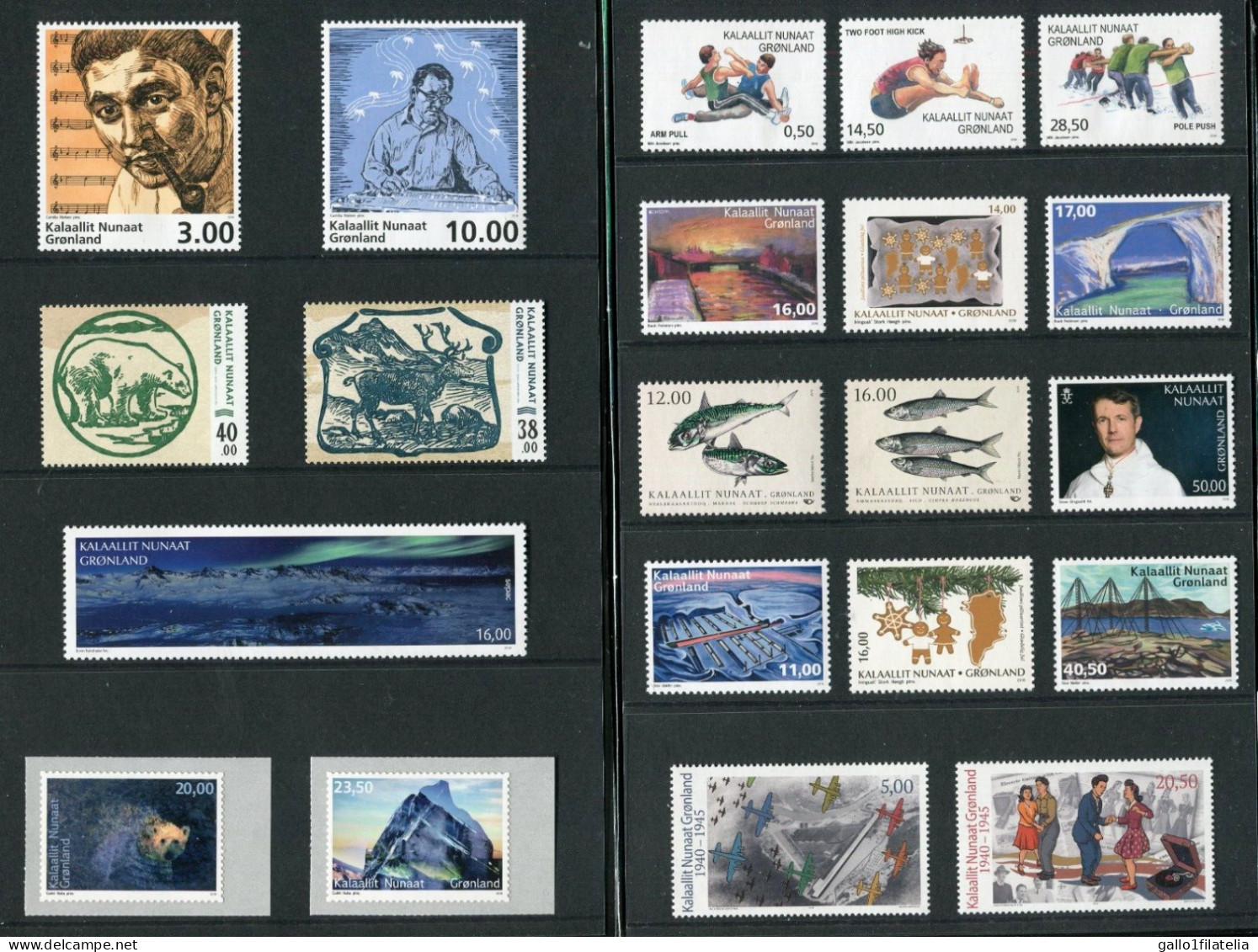 2018 - GROENLANDIA / GREENLAND - ANNATA COMPLETA / YEAR PACK . MNH - Annate Complete