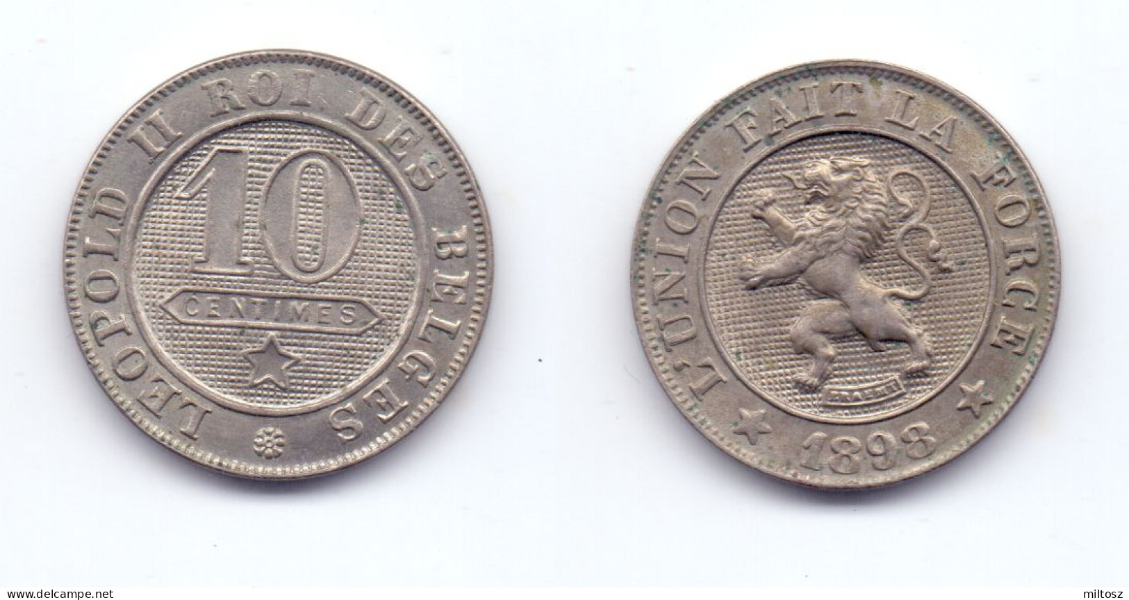 Belgium 10 Centimes 1898 (legend In French) - 10 Centimes