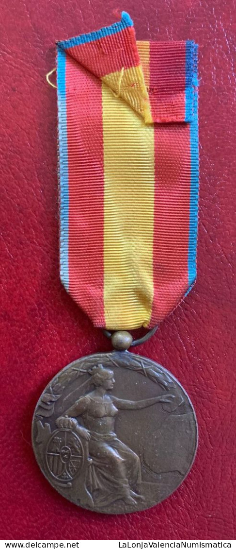 España Medalla Alfonso XIII España Y África PG 815 - Sonstige & Ohne Zuordnung