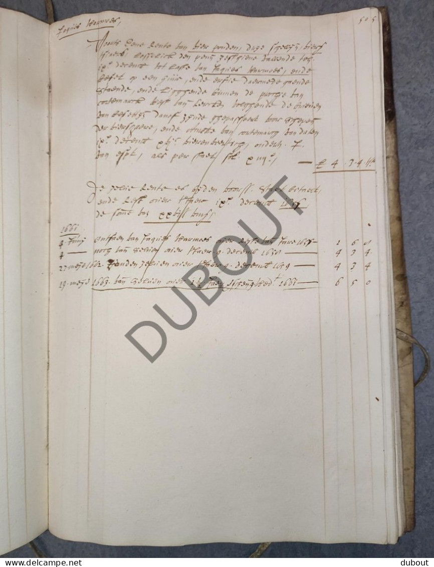 Cijnsboek: Brugge/Kortemark/Brugse Vrije Enz - 1639  (S339) - Manuscrits