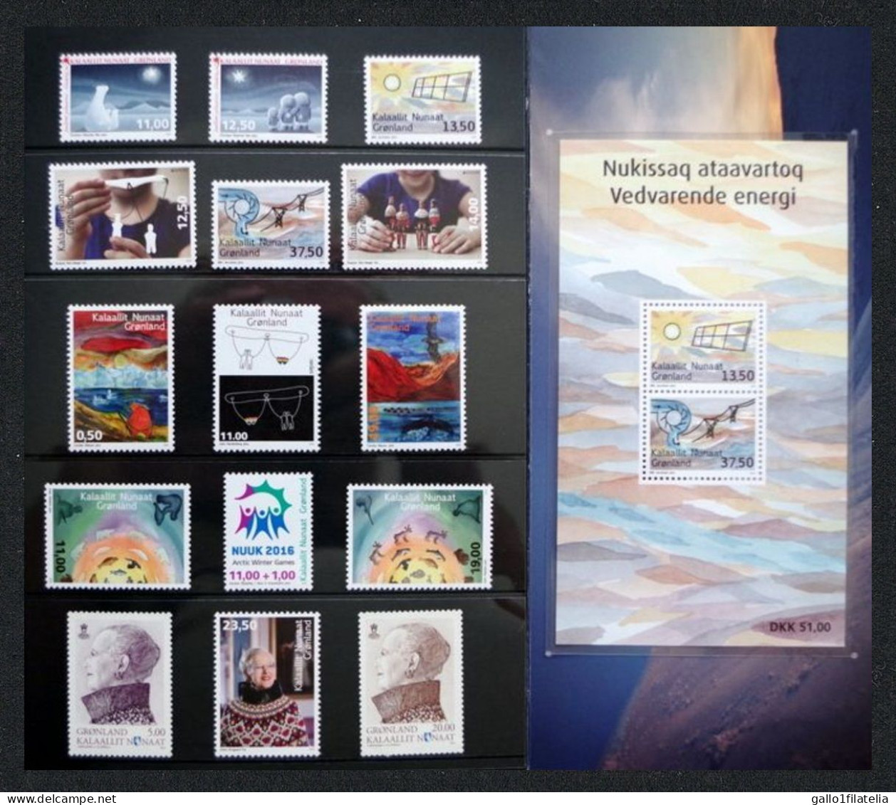 2015 - GROENLANDIA / GREENLAND - ANNATA COMPLETA / YEAR PACK . MNH - Full Years