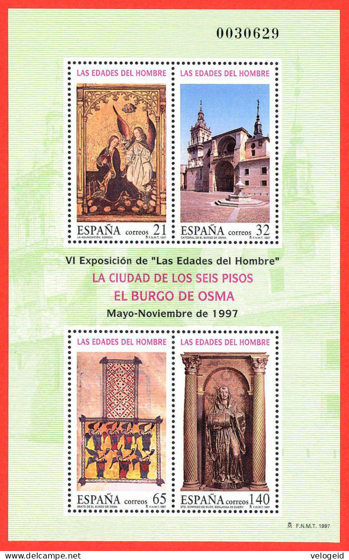 España. Spain. 1997. PO. Las Edades Del Hombre - Blocs & Hojas