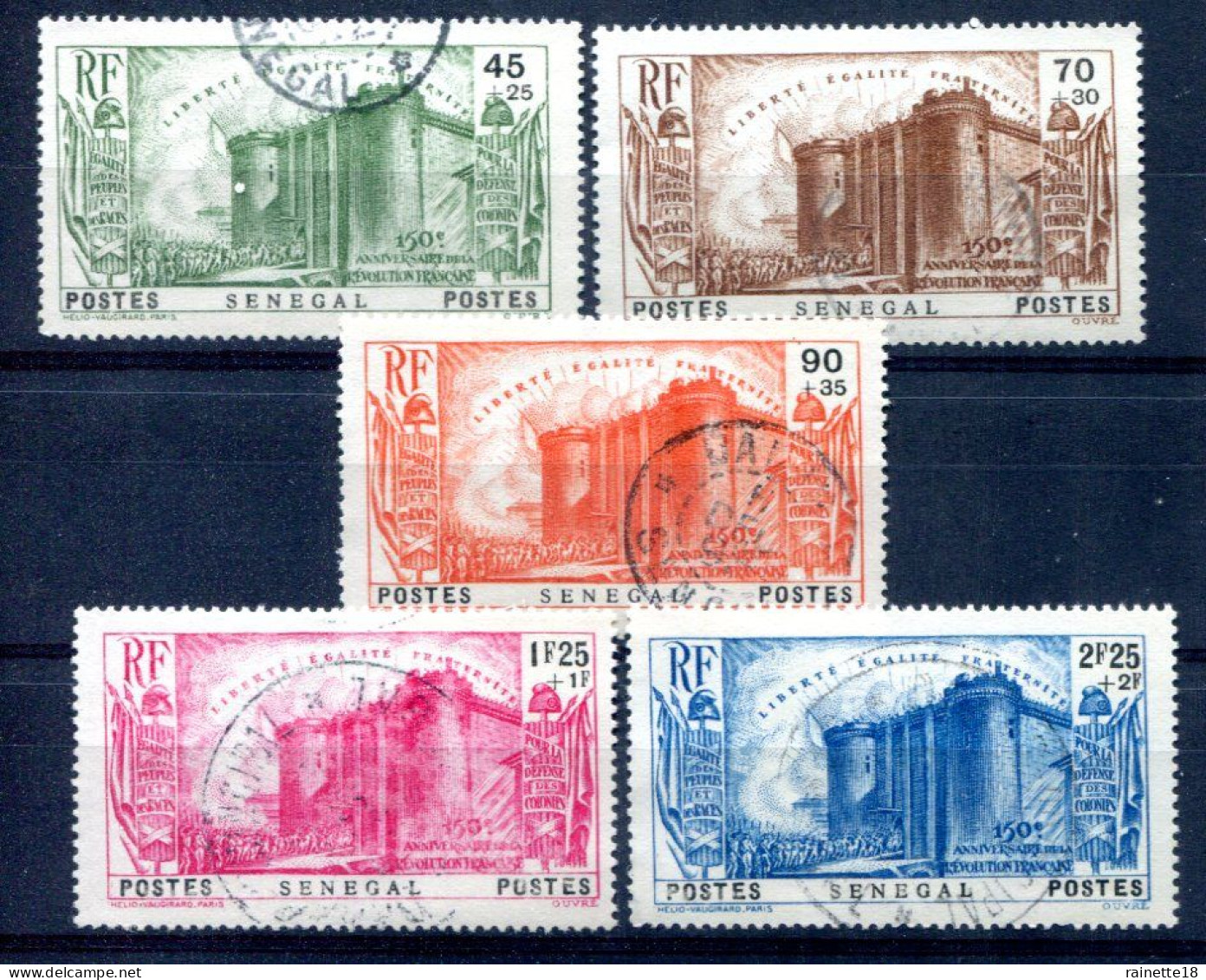 Sénégal              N°  155/159  Oblitérés - Used Stamps