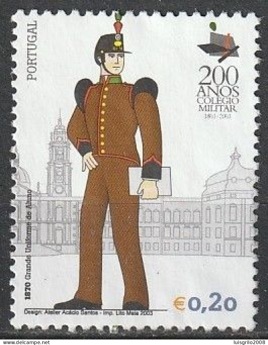 Portugal, 2003 - Colégio Militar, €0,20 -|- Mundifil - 2926 - Gebraucht