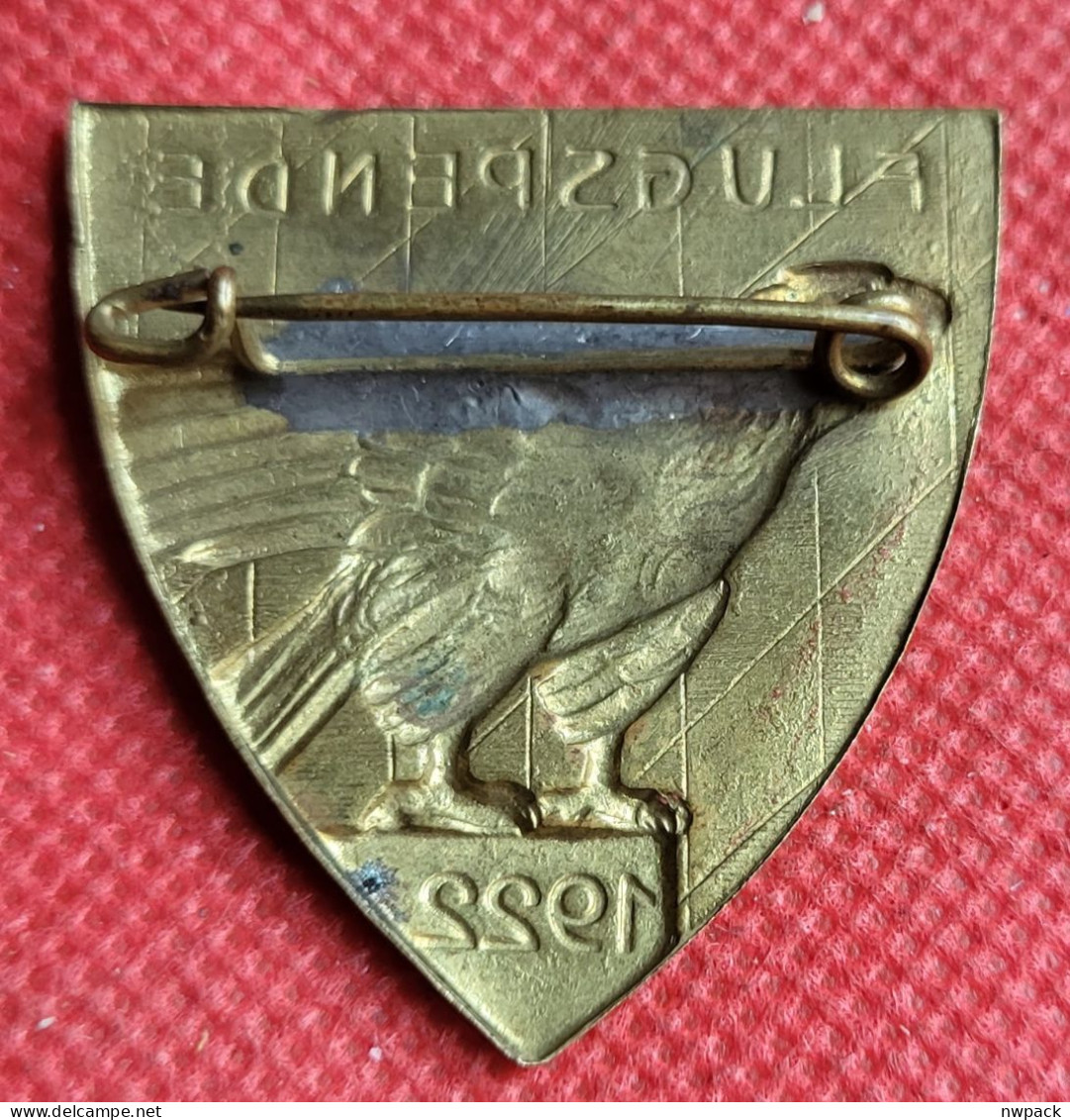 FLUGSPENDE 1922.  Tinie  Badge / Pin  / Brooch - Non Classés