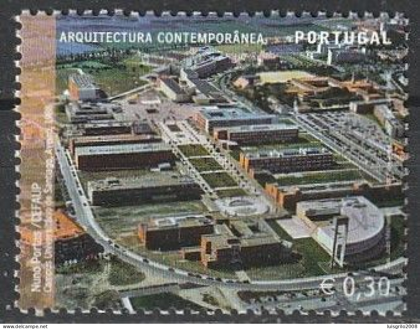 Portugal, 2006 - Arquitectura Portuguesa, €0,30 -|- Mundifil - 3456 - Gebraucht