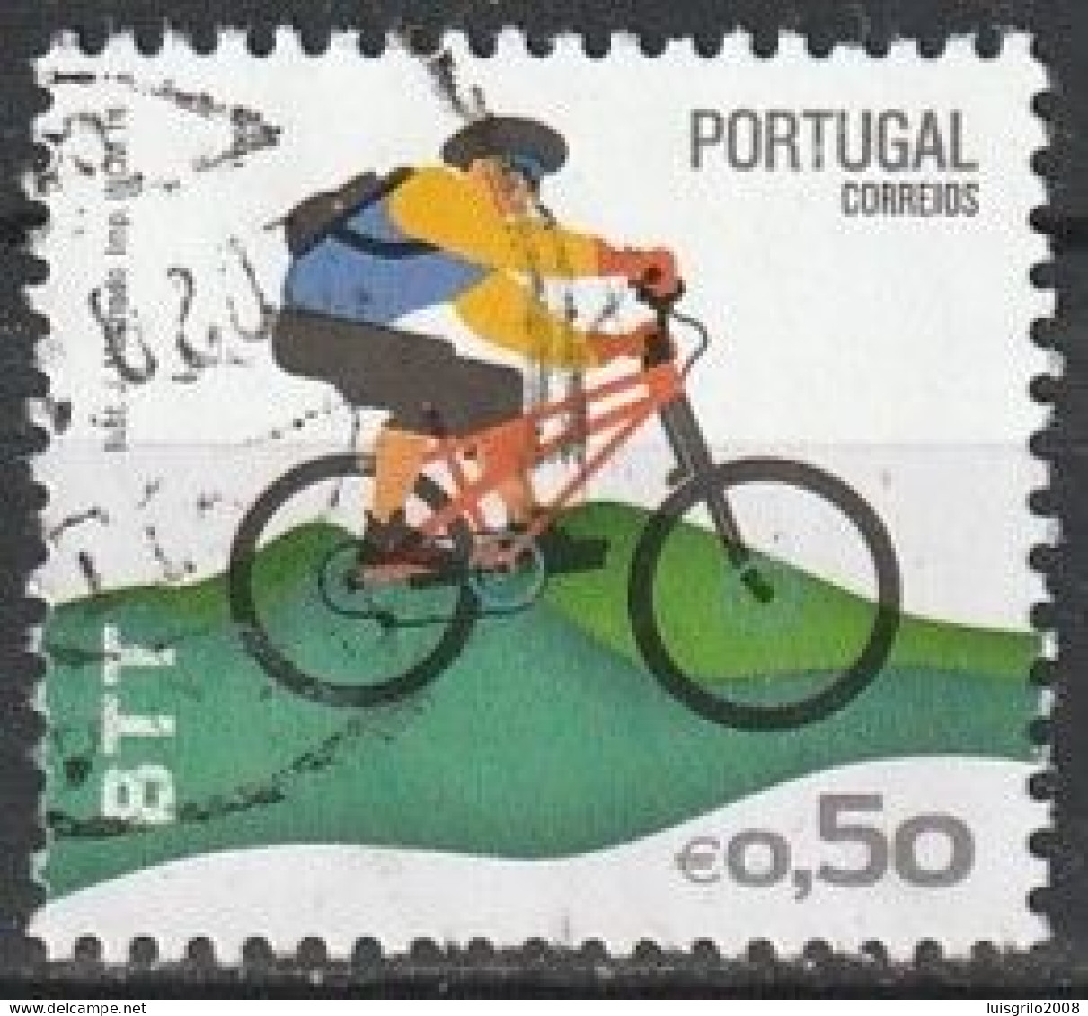 Portugal, 2014 - Desportos Radicais, €0,50 -|- Mundifil - 4408 - Used Stamps